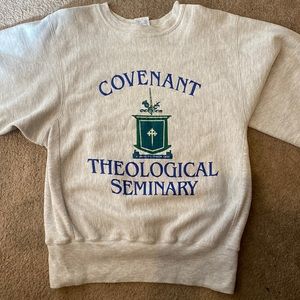 Champion Reverse Weave Covenant Theological Seminary Sweatshirt 90s Medium